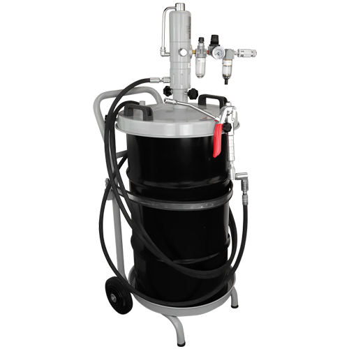 Zeeline 45:1 Grease Pump for 120-lb. Keg w/ Cart-image